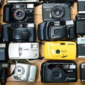 フィルムカメラ まとめ売り 30台 ジャンク 部品取り Canon MINOLTA OLYMPUS FUJI PENTAX YASHICA Nikon KONICA大量セット ５の画像5