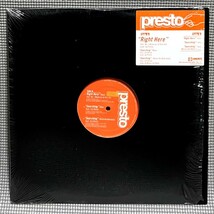 Presto - Right Here 【US ORIGINAL 12inch】 Concrete Grooves - PRES-01_画像1
