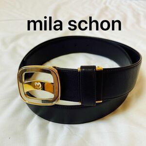 mila schon ミラショーン　ベルト レザー