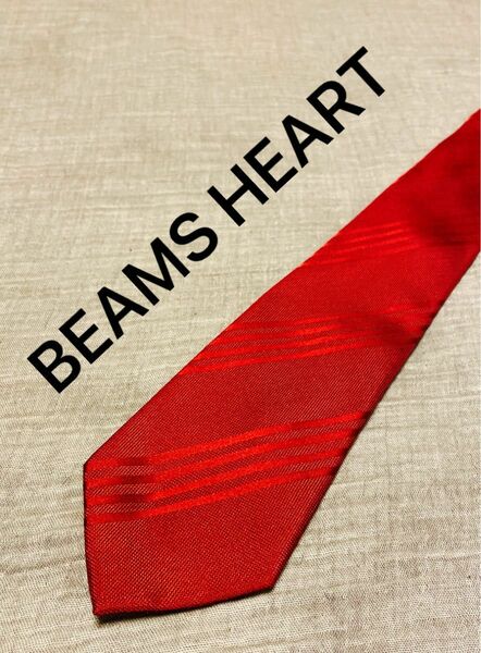 BEAMS HEART ビームスハート　ネクタイ ストライプ