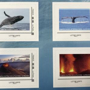 フランス 2023年発行 クジラ カメ P stamp 切手 未使用 NHの画像2