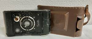 【F92】PEARLETTE パーレット 六櫻社 Pearlette CAMERA カメラ レトロ コレクション コレクター必見 ジャンク品 中古品 レザーカバー付き