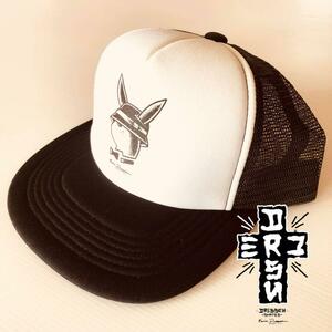 ◎エリックドレッセン！プロモ用トラッカーキャップ #1 BlackｘWhite /ロサンゼルス スケートボド #ERIC DRESSEN プレイボーイ