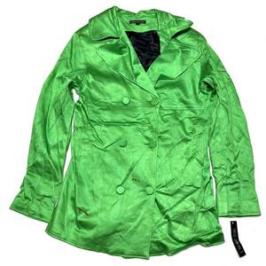 ◎90s Mサイズ【VENUS IN FURS】デッドストックコート Green ビーナスインファズ / MADE IN USA ロザンゼルス ジャケット