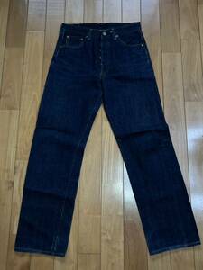 LeVI'S リーバイス 50S xx W31 MADE IN JAPAN ビンテージ 隠しリベット 赤耳 セルビッチ 革パッチ　濃紺 501xx 復刻 