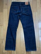 LeVI'S リーバイス 50S xx W31 MADE IN JAPAN ビンテージ 隠しリベット 赤耳 セルビッチ 革パッチ　濃紺 501xx 復刻 _画像2