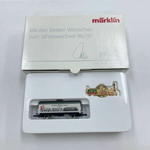 メルクリン Zゲージ mini-club　メルクリンミニクラブ marklin Marklin zゲージ　鉄道模型　スイス鉄道　150年　記念貨車　バッジ付