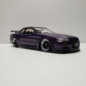 1/18 日産 スカイライン　GT-R R34　カスタム