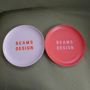 BEAMS ビームスデザインオリジナル バンブープレート 2枚セット