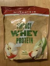 新品未開封！ マイプロテイン インパクト ホエイ プロテイン りんご味 1kg MYPROTEIN IMPACT WHEY PROTEIN APPLE FLAVOUR_画像1