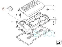 BMW E90 E91 E92 E93 F30 F31 F34 エンジンオイルフィラーキャップ 320i 323i 325i 335i M3 11127560481 出荷締切18時_画像3