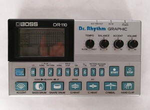 ROLAND BOSS DR-110 DR110 Drum Machine ритм-бокс барабан механизм Boss DR110 1983 год retro 