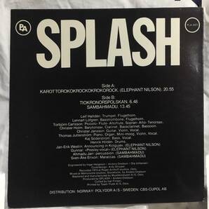 Splash / Spash LP オリジナル プログレ スウェーデンの画像2