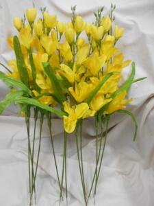  для бизнеса много [ искусственный цветок ] гладиолус желтый цвет 1 2 шт 