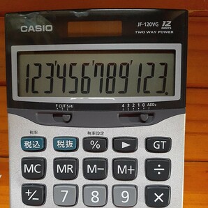 CASIO カシオ計算機 12桁 ソーラー JF-120VG 送料250円Bの画像2