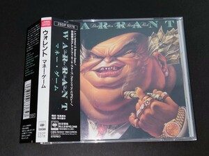 【即決 国内盤 旧規格 帯付】ウォレント/WARRANT◆マネー・ゲーム/Dirty Rotten Filthy Stinking Rich◆'89年/1st