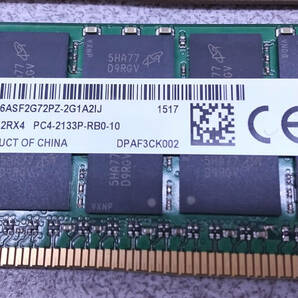 送料無料 メモリ 16GB x4 DDR4 PC4-2133 ECC RDIMM Dell PowerEdge T430 T630 FC630 Precision T5810 T7910 MTA36ASF2G72PZ PC4-17000 HPの画像2