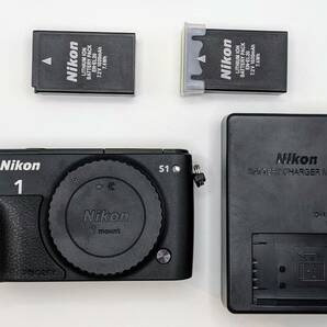 [中古] Nikon1 S1 ブラック ボディ 1インチ ミラーレス ニコンの画像1