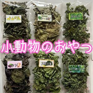 小動物のおやつ☆乾燥野菜 野草 6袋詰め合わせ！