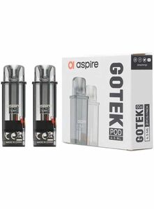 Aspire Gotek Pod GOTEK X/GOTEK S 電子たばこ交換用カートリッジ アスパイア 純正 抵抗値 0.8Ω