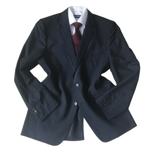 1 jpy ~ high class DOLCE&GABBANA Dolce & Gabbana tailored jacket tuxedo dress jacket light black group black tag 52