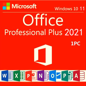 [598即決] Office 2021 Professional Plus プロダクトキー 32/64bit版 日本語対応 正規品 認証保証 永続ライセンスの画像1