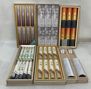 R4D089* new old goods * high class incense stick set sale * Japan ..... sphere the first .... Sakura .. etc. . incense stick . box total 7 box set 