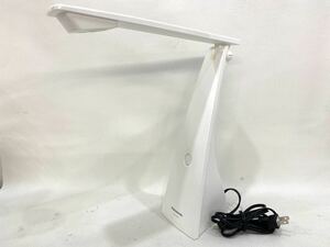 R4D712◆ パナソニック Panasonic LED デスクライト ホワイト仕上げ SQ-LD220折りたたみ 卓上 照明器具 