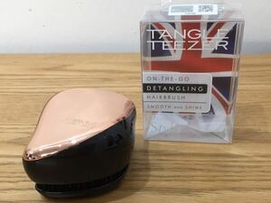 D4D008◆美品◆ タングルティーザー コンパクトスタイラー TANGLE TEEZER Compact Styler ローズゴールド ブラシ