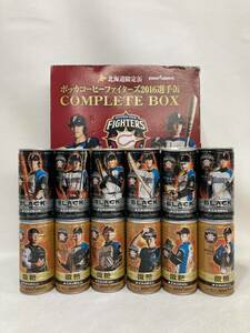 R4D086* new old goods * Hokkaido limitation poka coffee Fighter z2016 player can Complete box black less sugar 185g×6 can the smallest sugar 185g×6 can 