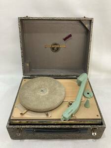 R4D094* Showa Retro Colombia Columbia 3 Speed Phonograph record player LG-300