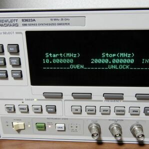 ●HP/Agilent/KEYSIGHT 83623A 10MHz-20GHz SYNTHESIZED SWEEPER 信号発生器 中古品●の画像2