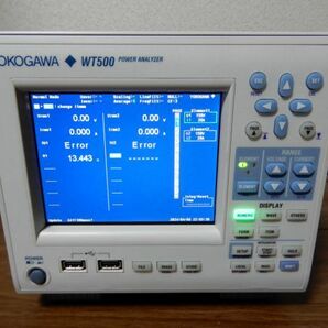 ●横河 WT500(760202) POWER ANALYZER 2入力エレメント 中古品●の画像1