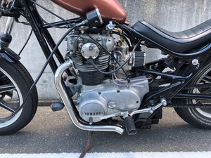 YAMAHA XS650用ステンレス製ポリッシュ済 ダブルKマフラー 品質・デザイン共に信頼のおける日本製です！XS650 マフラー 