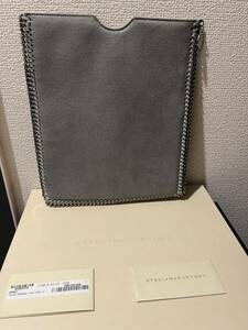 美品　Stella McCartney falabella ipad case ケース　グレー　grey ステラマッカートニー　ファラベラ