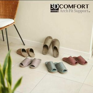 【オクムラ】 3D COMFORT ★3Dコンフォート スリッパ　２足