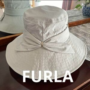 ★新品★ 百貨店購入　FURLA フルラ　つば広　ハット　帽子　　