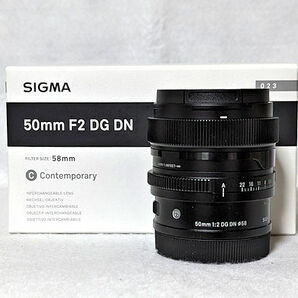 SIGMA 50mm F2 DG DN Contemporary Iシリーズ シグマ Lマウント ライカL 単焦点レンズ レンズ ミラーレス カメラ 【中古美品】の画像1
