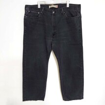 リーバイス505 Levis W40 ブラックデニム 黒 ストレート 8445_画像2