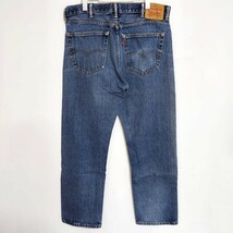 リーバイス505 Levis W38 ダークブルーデニム 青 ヒゲ 8579_画像3