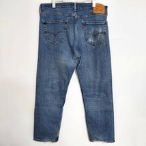 リーバイス505 Levis W34 ダークブルーデニム 青 ヒゲあり 8595_画像3