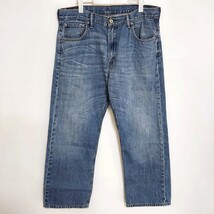 リーバイス569 Levis W34 ダークブルーデニム 青 ボトム 8921_画像2