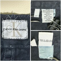 Calvin Klein カルバンクライン W33 ブラックデニム 黒 8746_画像5