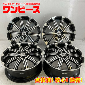 中古アルミホイール 4本セット 18×7.5JJ +38 5穴 PCD114.3 18インチ KASHINA c1523