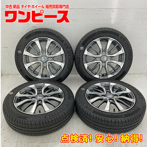 中古タイヤホイールセット 155/65R14 79H 14インチ 14×4.5J +40 4穴 PCD100 ミシュラン 夏 N-BOX d702