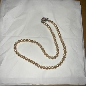 アクセサリー　ネックレス　数珠　シルバー刻印　剥がれ有　郵便60サイズ