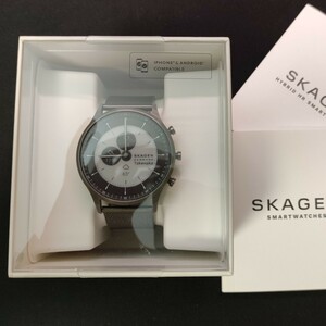 skagen ハイブリッドスマートウォッチ　JORN 42mm チャコール SKT3200 ステンレススチールメッシュ ジェネレーション6