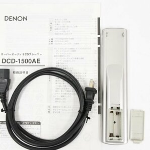 DENON デノン DCD-1500AE SACD/CDプレーヤー リモコン付き 2007年製 ジャンク 20791359の画像8