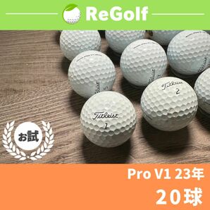 ●153 ロストボール タイトリスト Pro V1 23年 20球