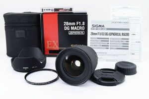 SGMA シグマ 28mm F1.8 EX DG ASPHERICAL MACRO Nikon ニコンFマウント #1976212